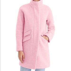 J.Crew pink cocoon coat